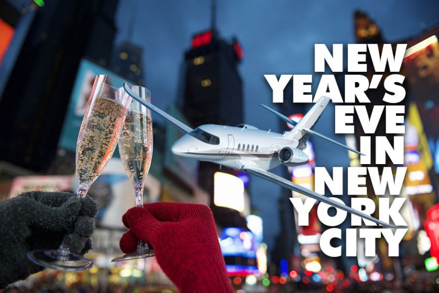 Private Jet Charter to New Year’s Eve in Times Square 2019
