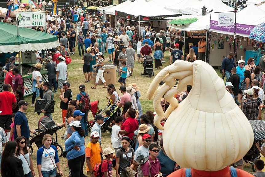 Private Jet Charter to the 2019 Gilroy Garlic Festival